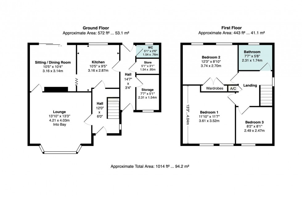 Floorplan for Gawsworth Close, Bramhall, SK7