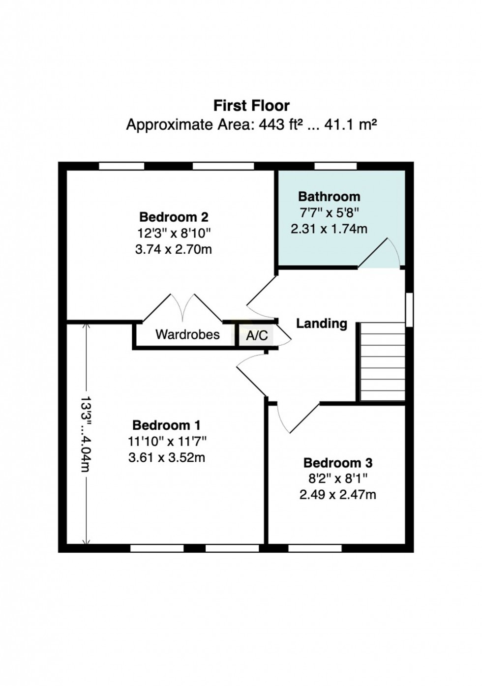 Floorplan for Gawsworth Close, Bramhall, SK7