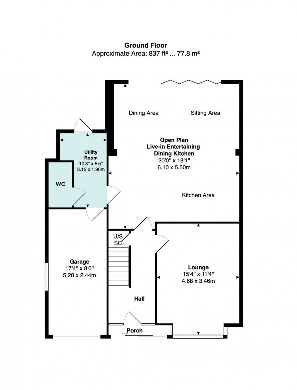 Floorplan for Meadway, Bramhall, SK7