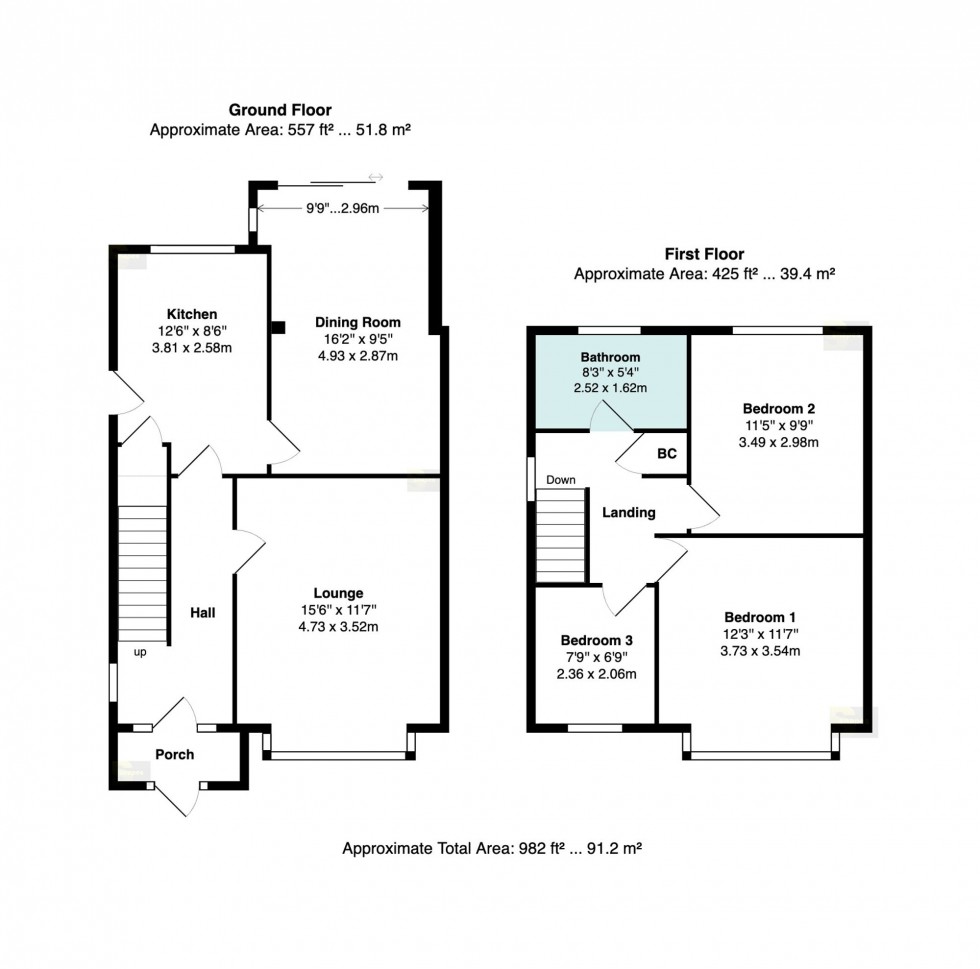 Floorplan for Albany Road, Bramhall, SK7