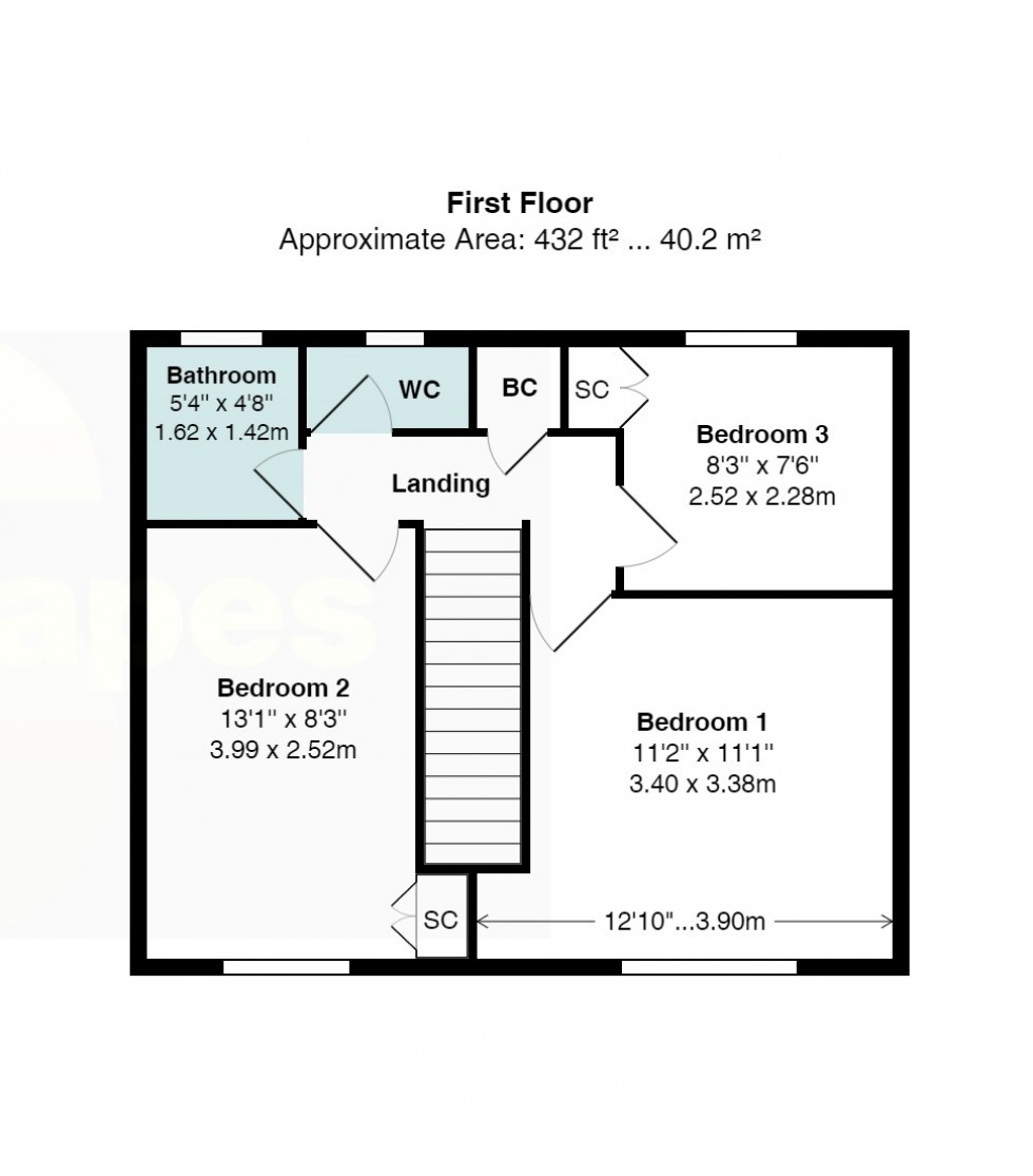 Floorplan for North Park Road, Bramhall SK7 3LQ