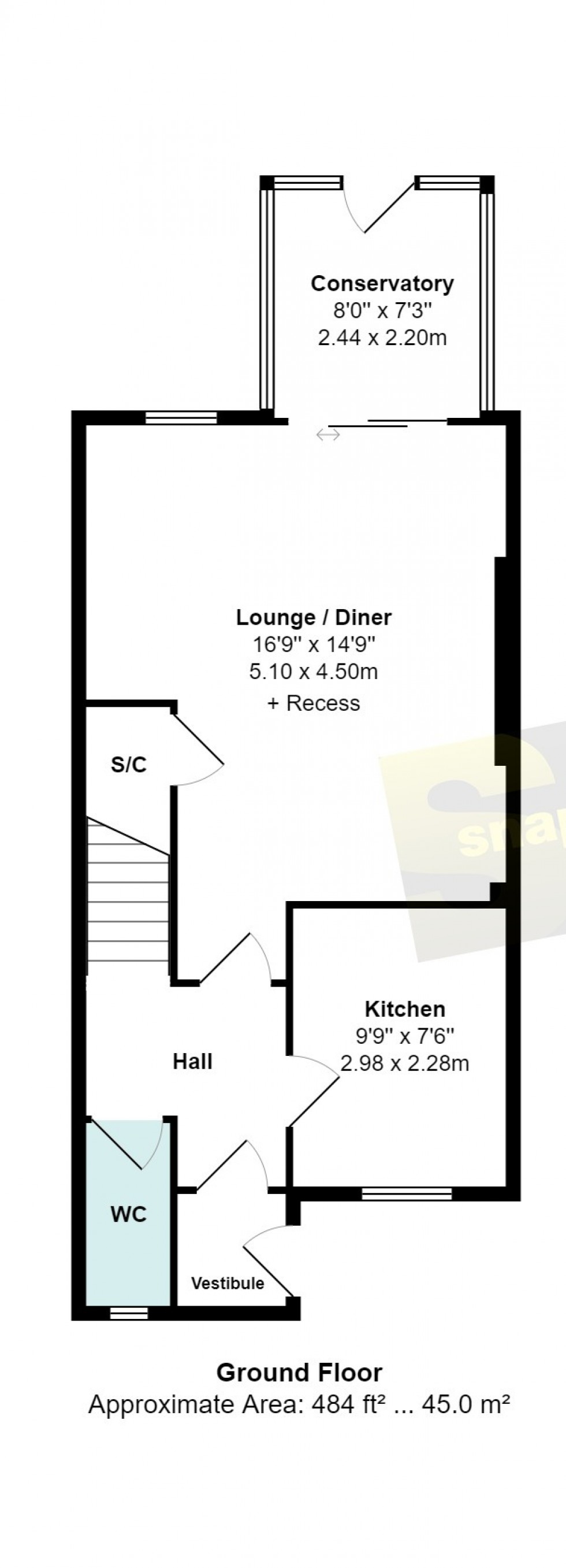 Floorplan for School Mews, Bramhall Lane South, Bramhall SK7 2EF