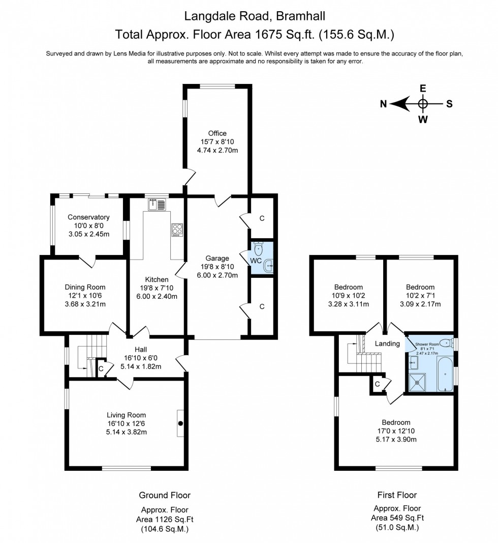 Floorplan for Langdale Road, Bramhall, SK7