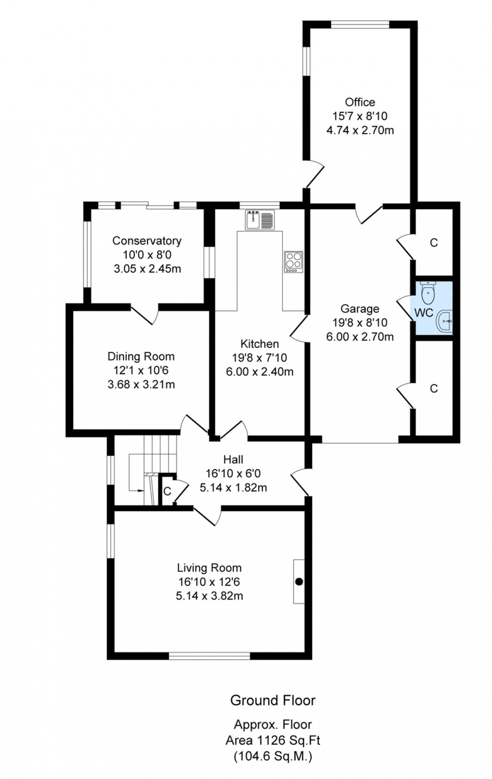 Floorplan for Langdale Road, Bramhall, SK7