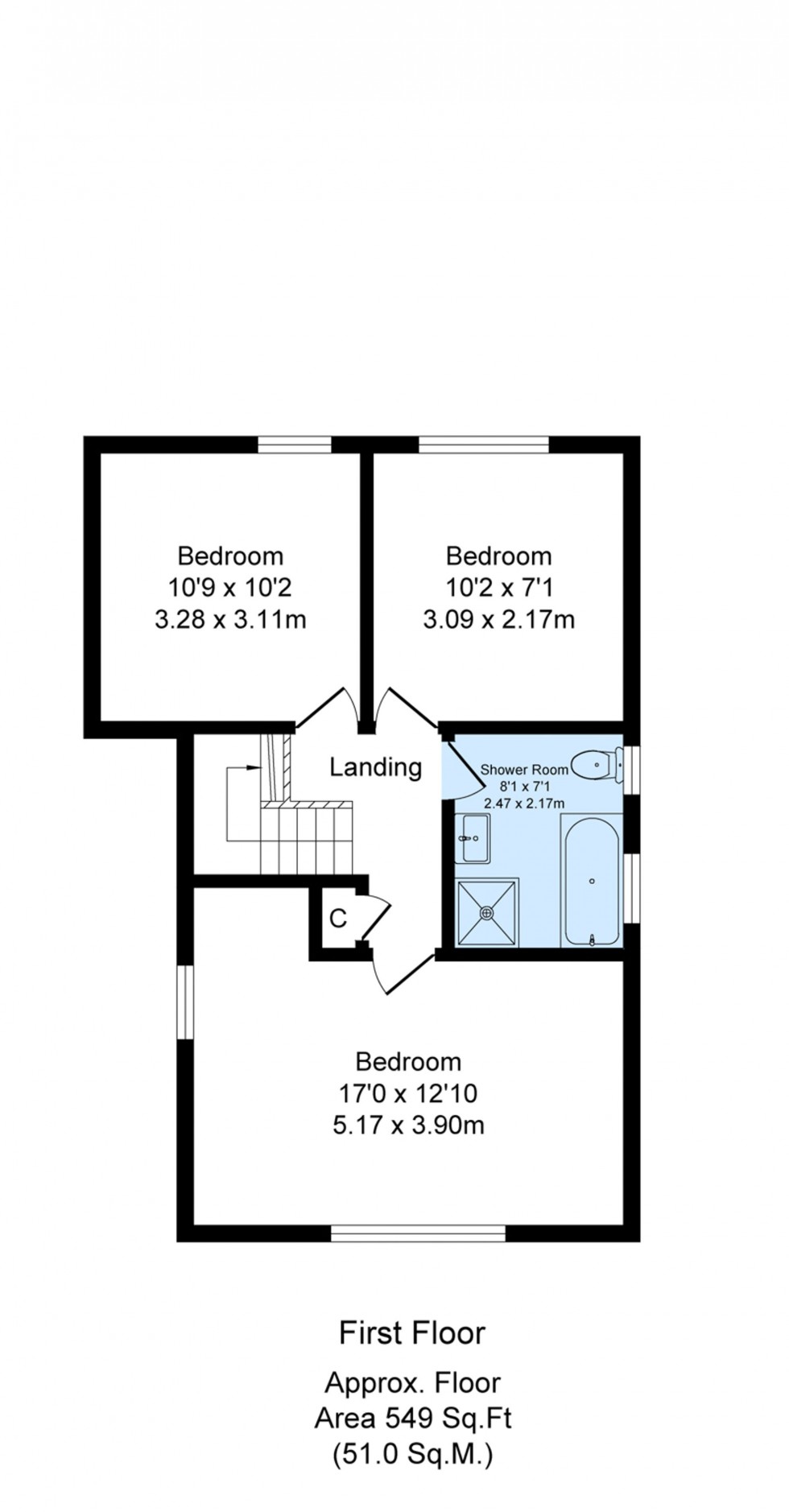 Floorplan for Langdale Road, Bramhall, SK7