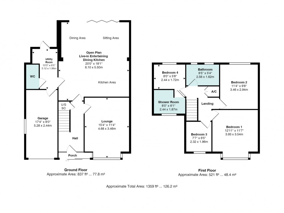 Floorplan for Meadway, Bramhall SK7 1LX