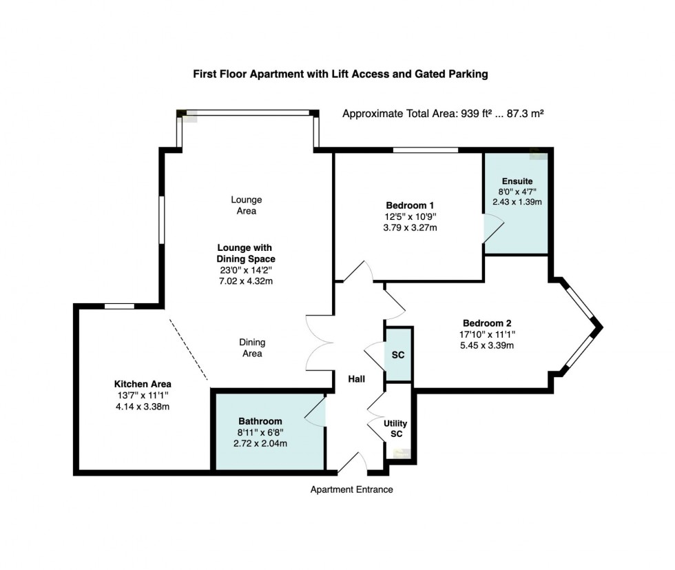 Floorplan for Moss Lane, Bramhall, SK7