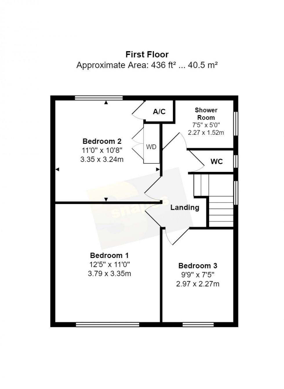 Floorplan for Ashley Drive, Bramhall SK7 1EP