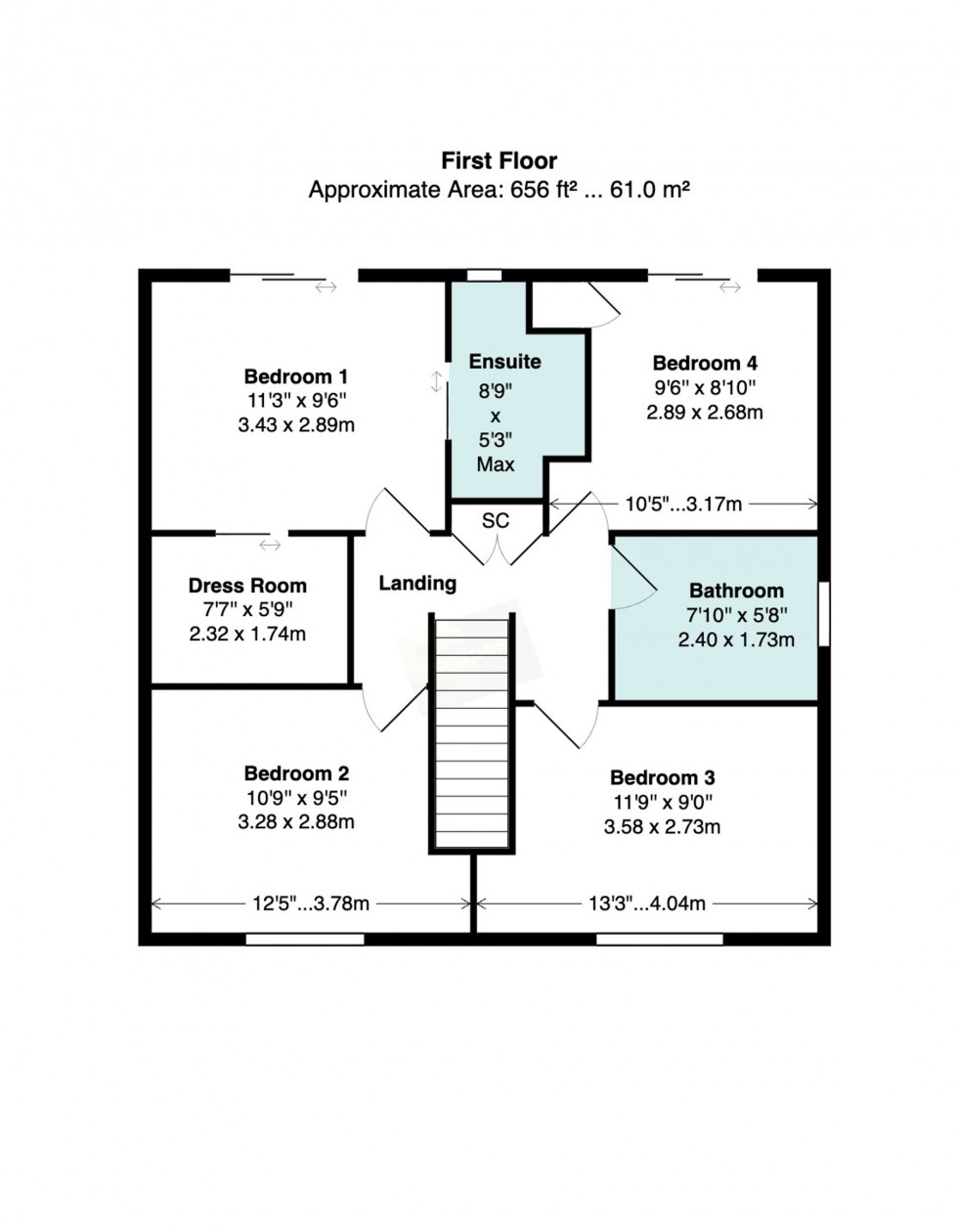 Floorplan for Darwin Grove, Bramhall, SK7