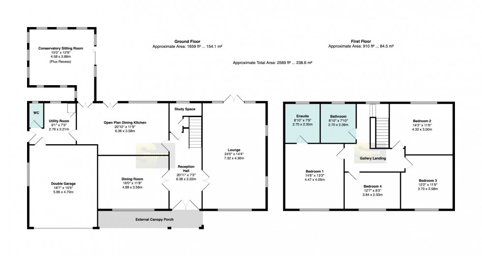 Floorplan for Broadoak Road, Bramhall SK7 3BW