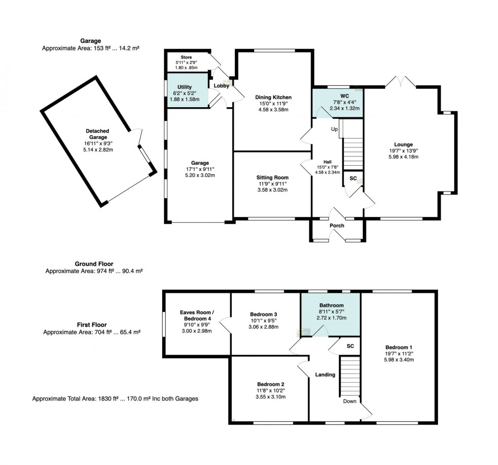 Floorplan for Langley Avenue, Hazel Grove, SK7