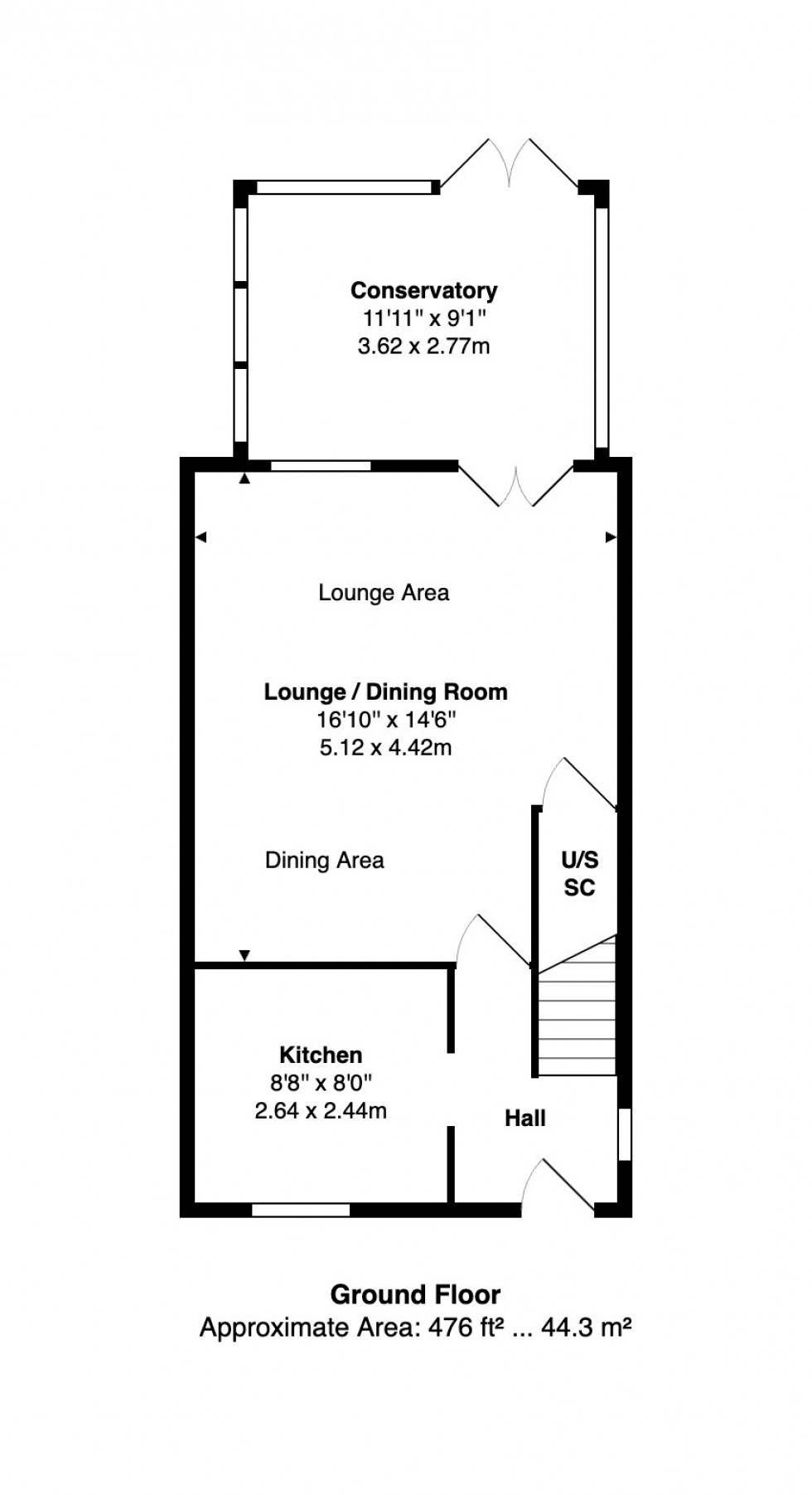Floorplan for Capton Close, Bramhall SK7 3DE