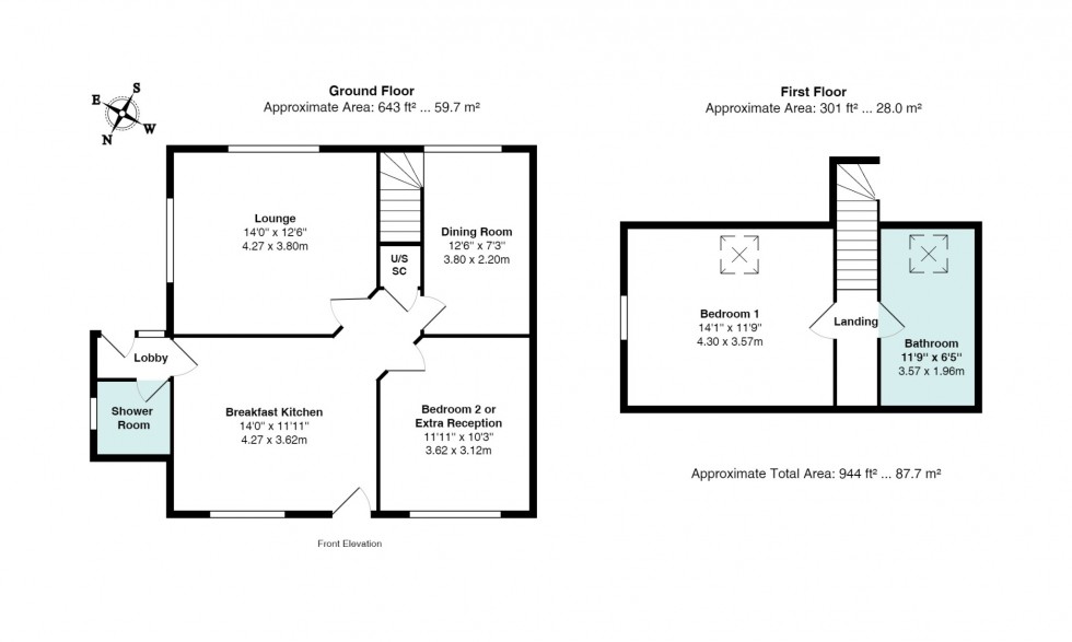 Floorplan for Bridle Road, Woodford, Cheshire SK7 1QH