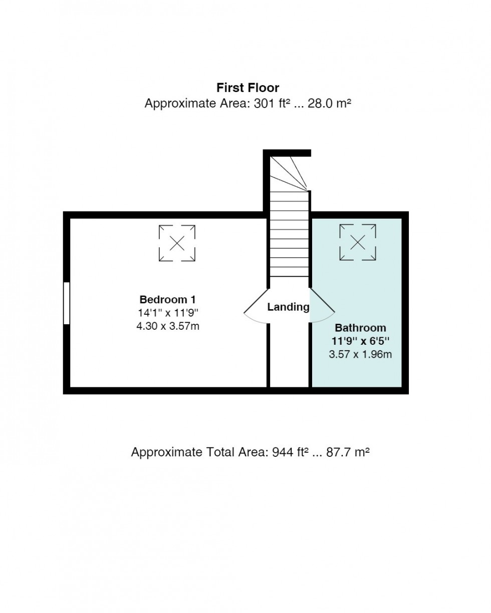 Floorplan for Bridle Road, Woodford, Cheshire SK7 1QH