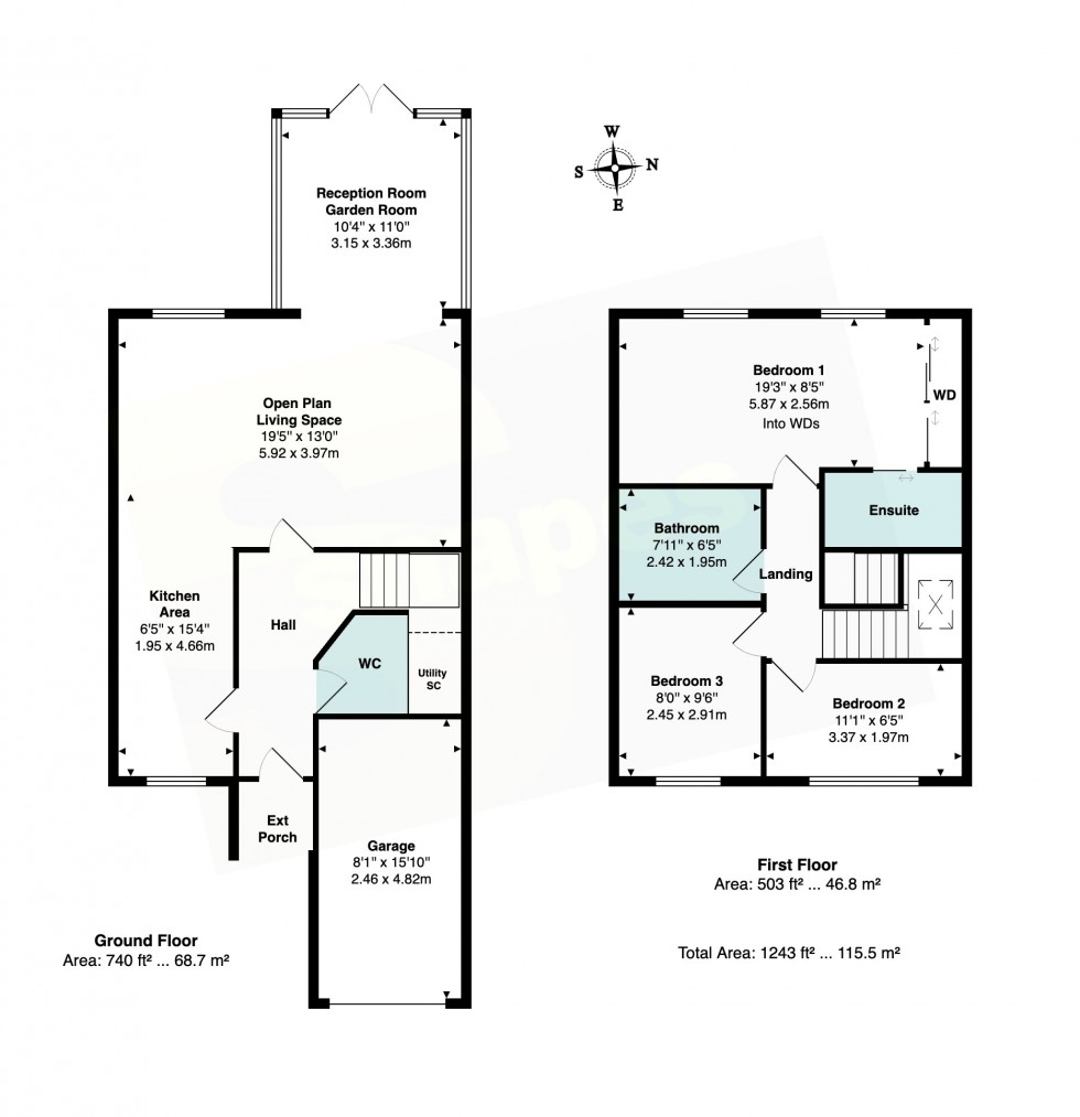 Floorplan for Dawlish Close, Bramhall SK7 2JD