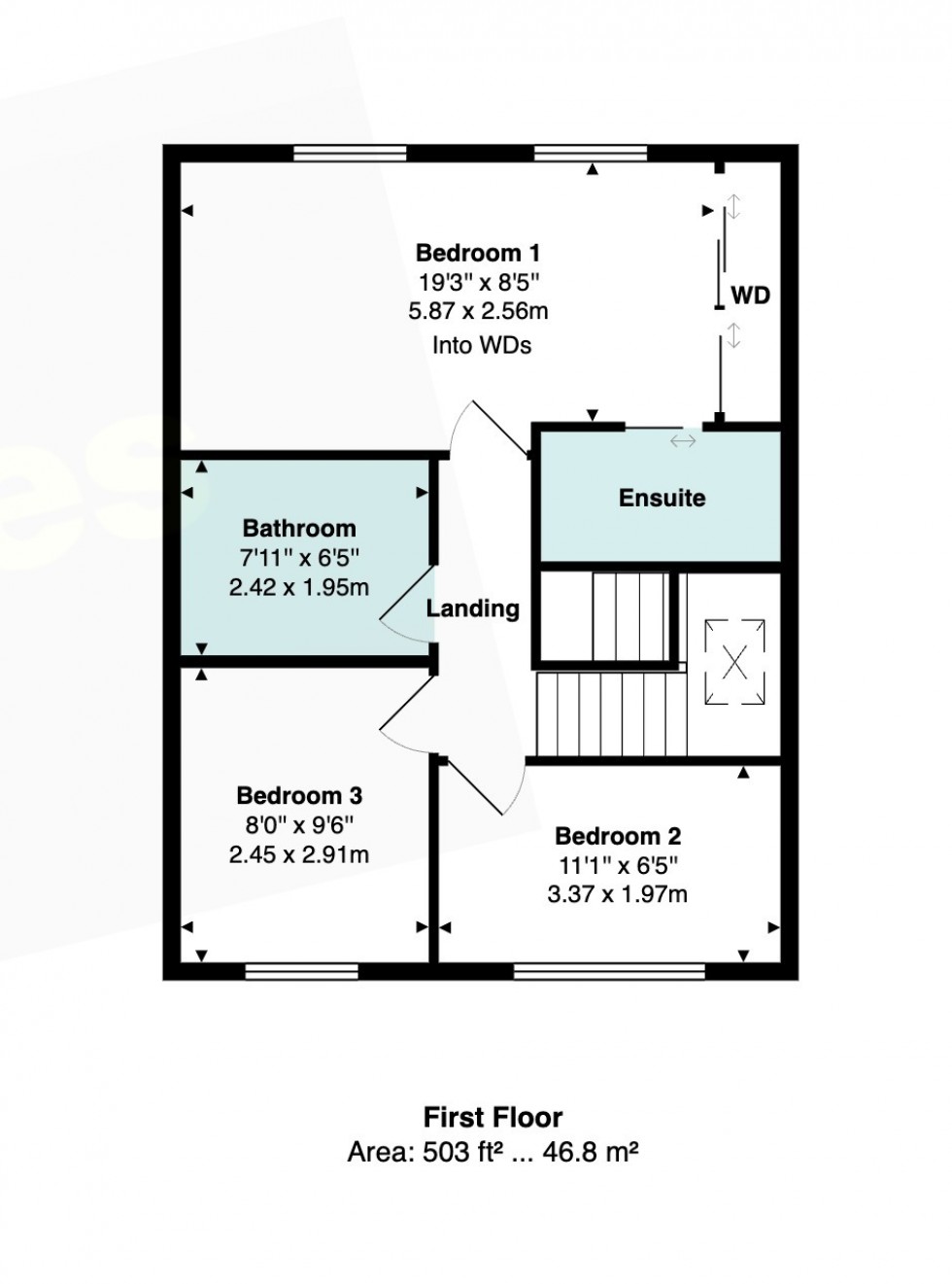Floorplan for Dawlish Close, Bramhall SK7 2JD