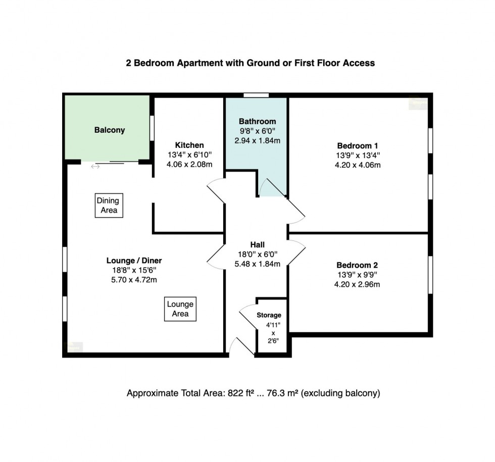 Floorplan for Stoke Abbot Close, Bramhall, SK7