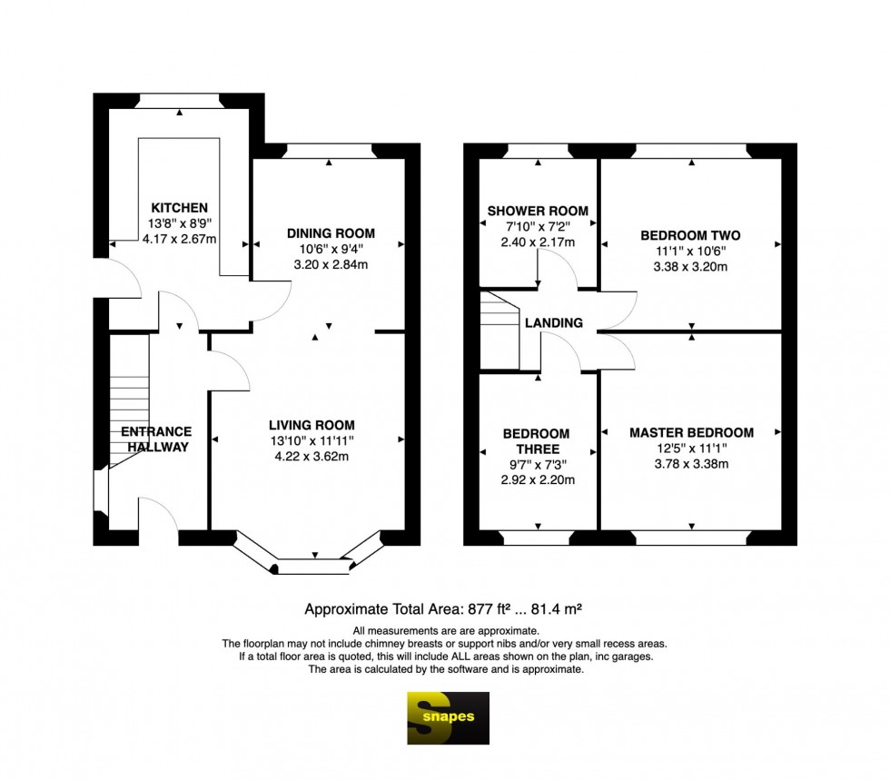 Floorplan for Cranbourne Avenue, Cheadle Hulme, SK8