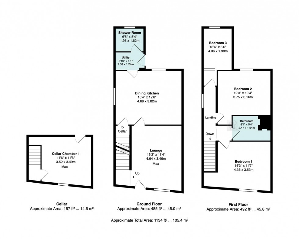 Floorplan for Lord Street, Bollington, SK10 5BN