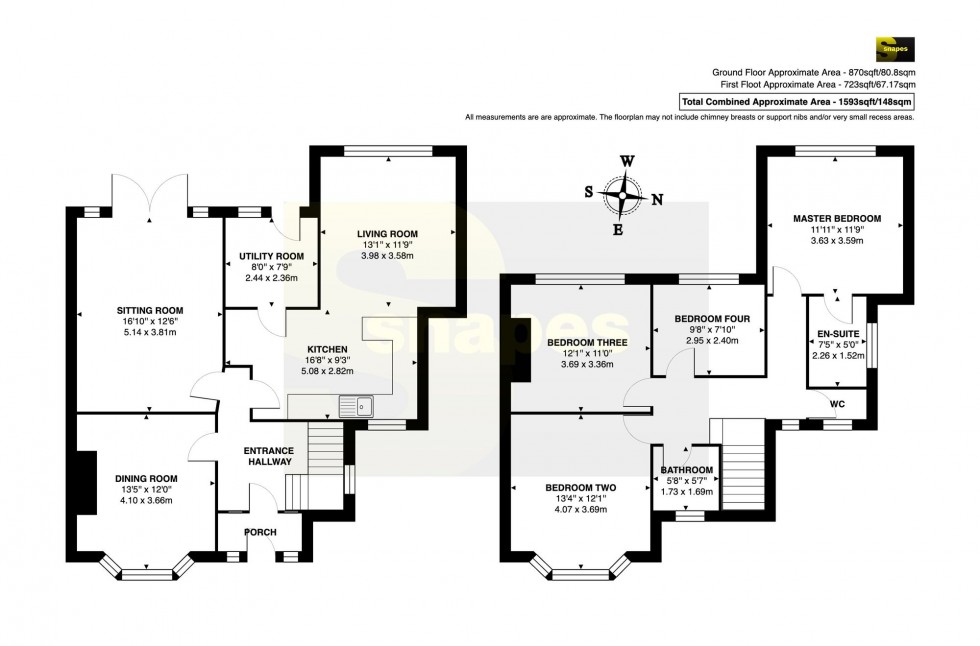 Floorplan for Linden Road, Cheadle Hulme, SK8