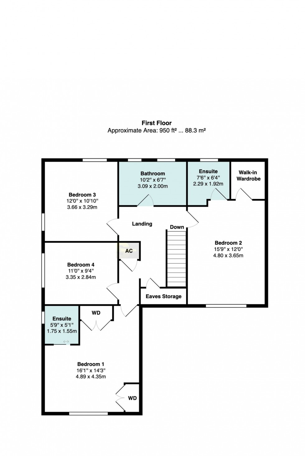 Floorplan for Barley Drive, Bramhall, SK7