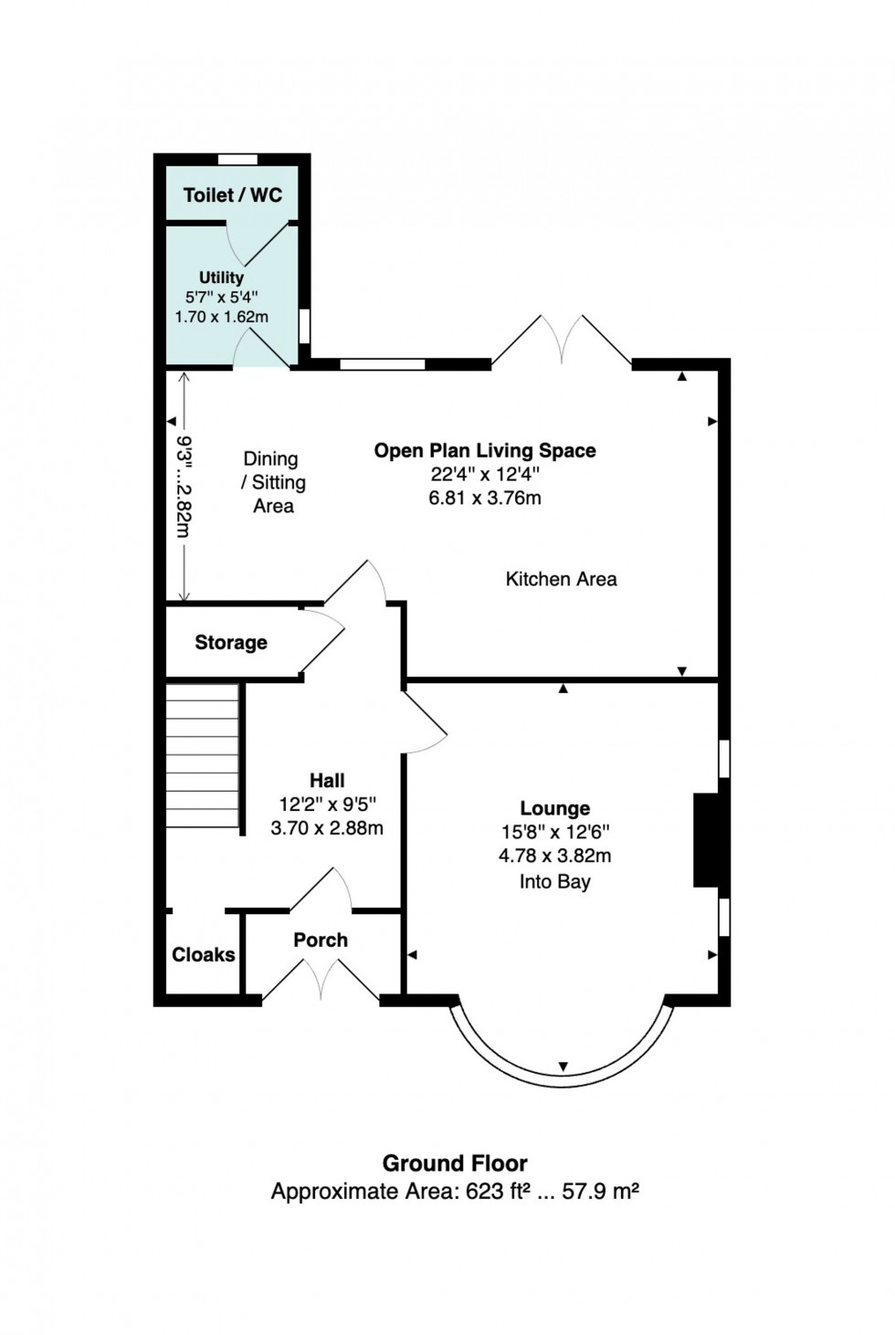 Floorplan for Dalston Drive, Bramhall, SK7
