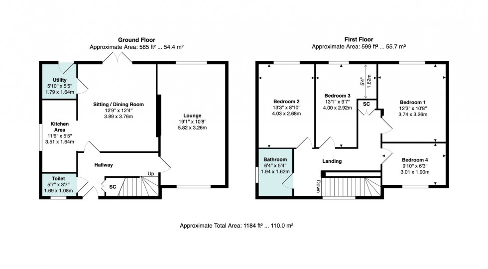 Floorplan for North Park Road, Bramhall, SK7