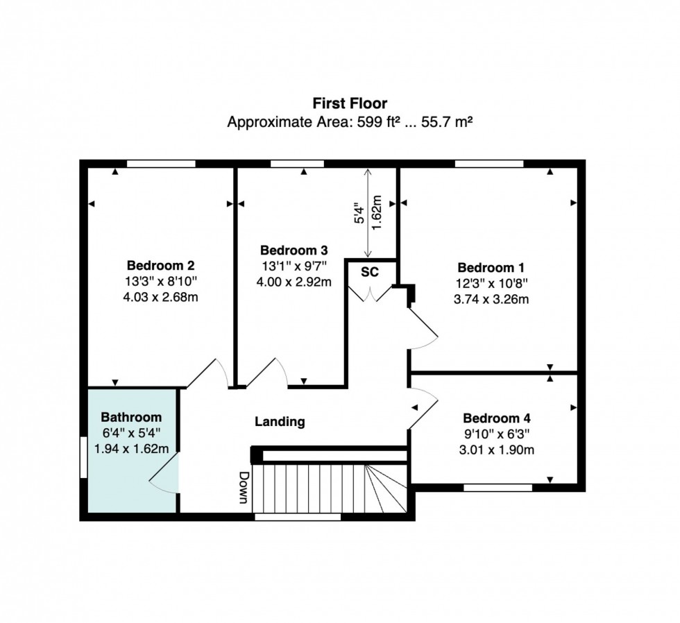 Floorplan for North Park Road, Bramhall, SK7