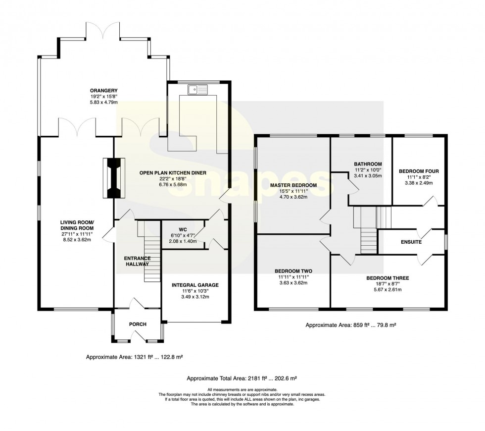 Floorplan for Daylesford Crescent, Cheadle, SK8