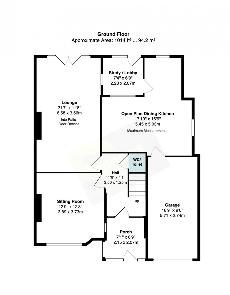 Floorplan for Acre Lane, Cheadle Hulme, SK8