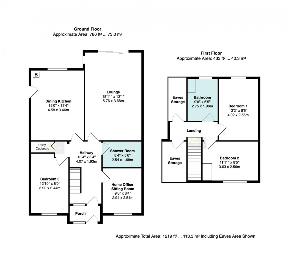 Floorplan for Victoria Way, Bramhall, SK7