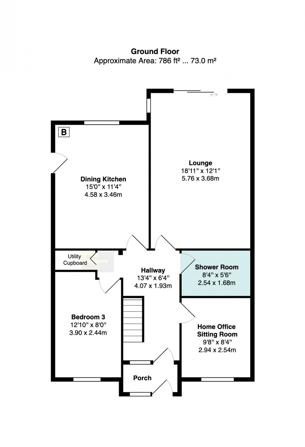 Floorplan for Victoria Way, Bramhall, SK7