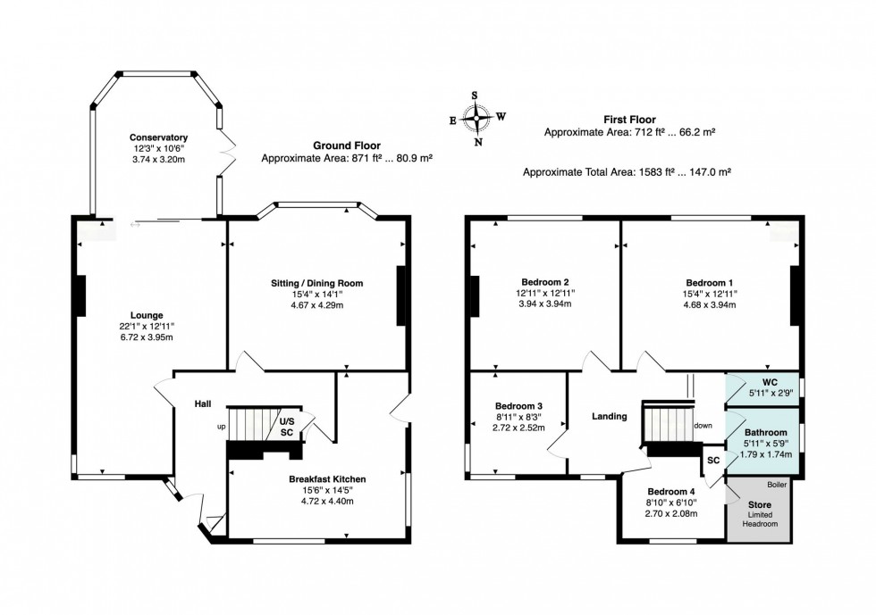 Floorplan for Ack Lane East, Bramhall, SK7