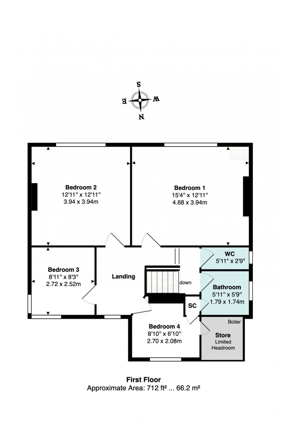Floorplan for Ack Lane East, Bramhall, SK7