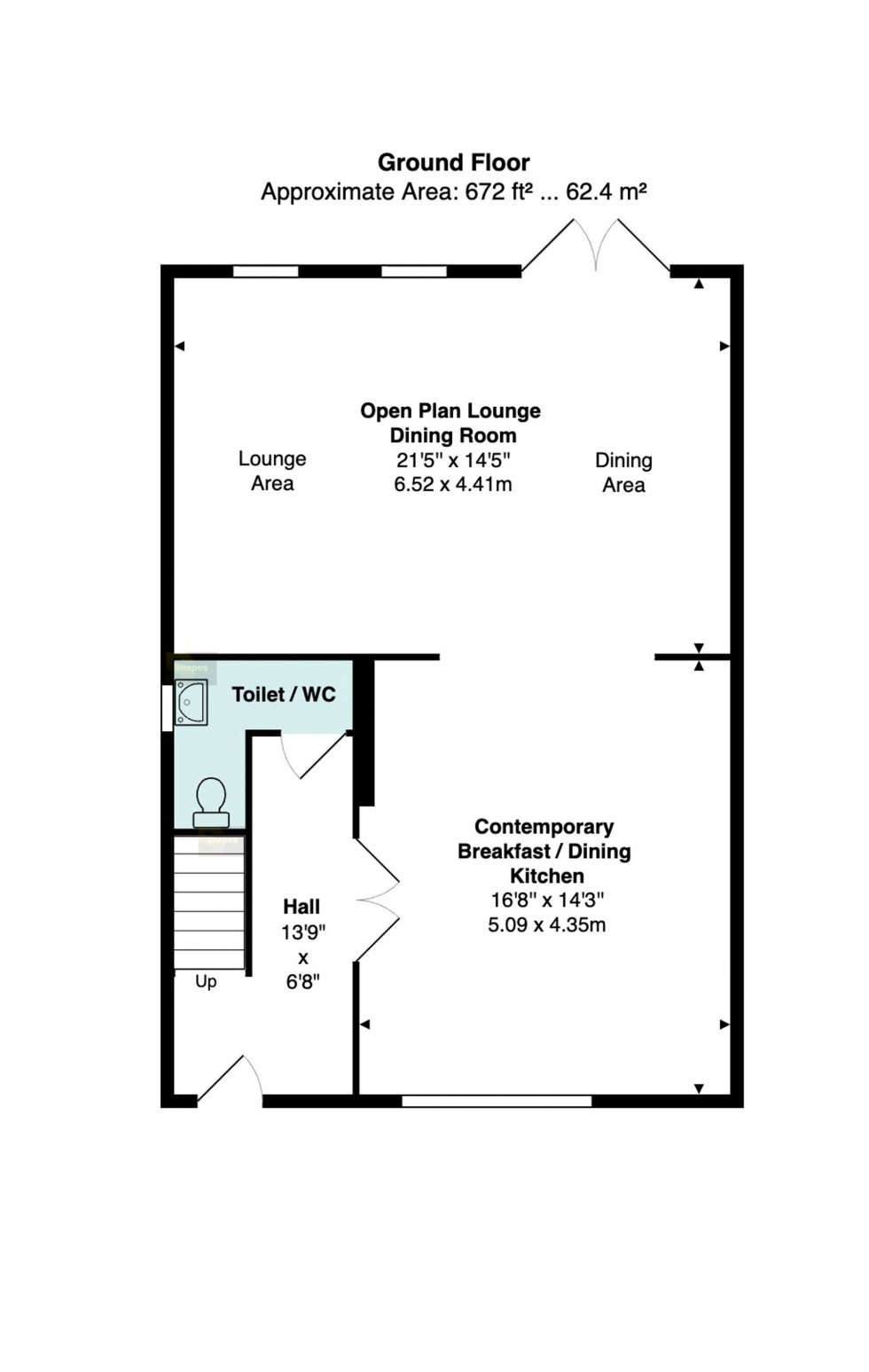 Floorplan for Bridge Lane, Bramhall, SK7