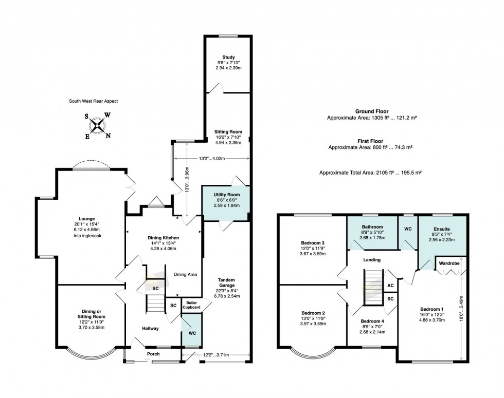 Floorplan for Jacksons Lane, Hazel Grove, SK7