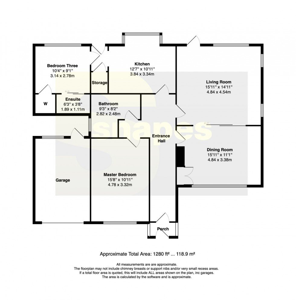 Floorplan for Selwyn Drive, Cheadle Hulme, SK8