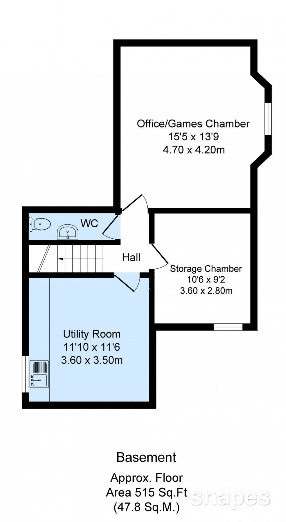 Floorplan for Grange Road, Bramhall, SK7