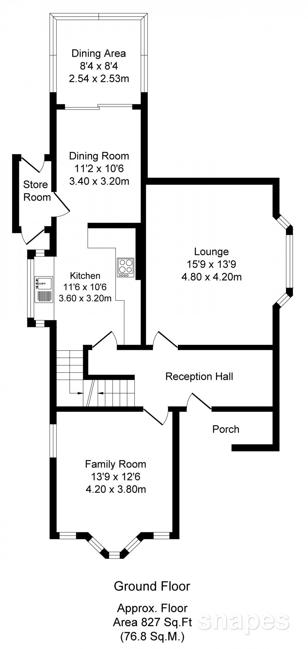 Floorplan for Grange Road, Bramhall, SK7