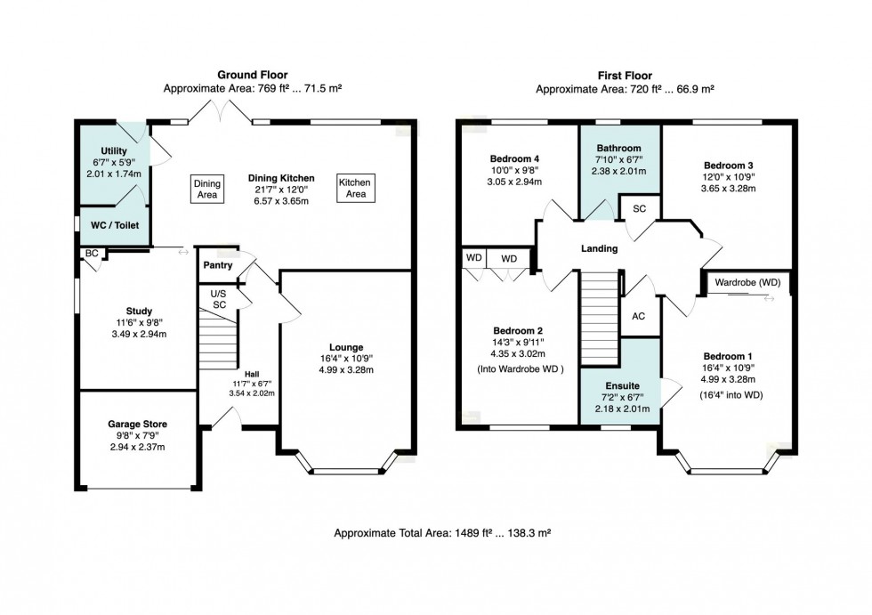 Floorplan for Lancastrian Way, Woodford, SK7