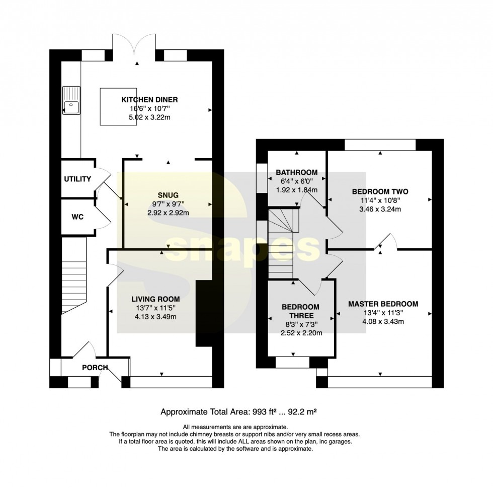 Floorplan for Tenby Drive, Cheadle Hulme, SK8