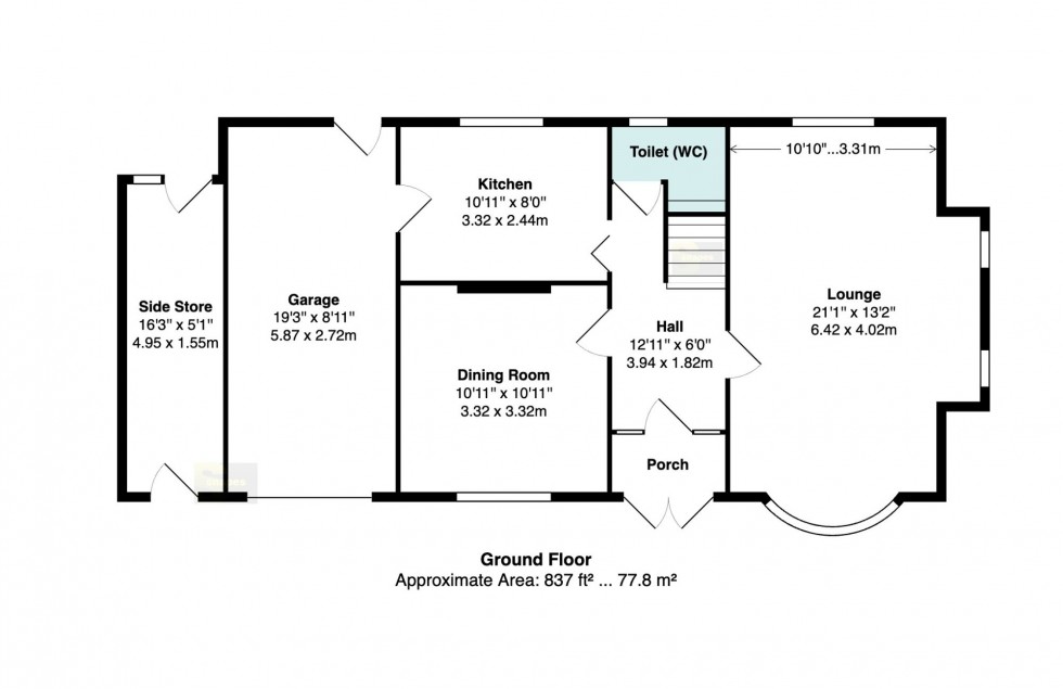 Floorplan for Ashfield Road, Stockport, SK3