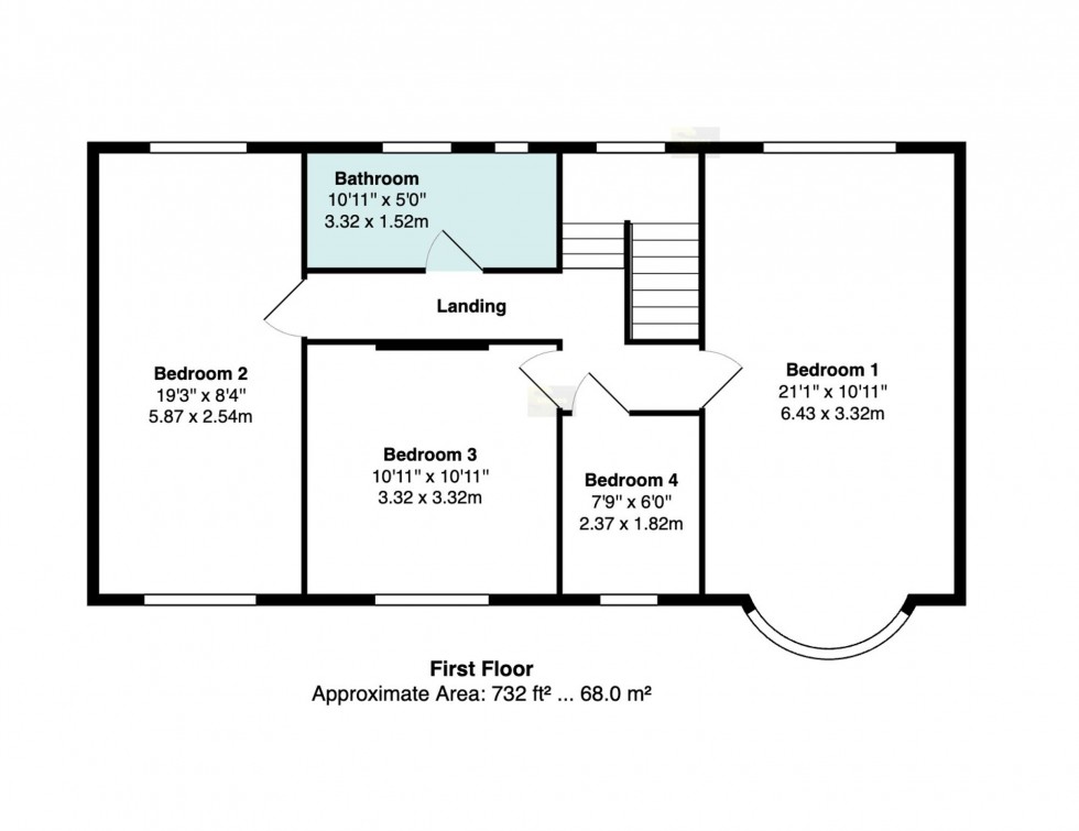 Floorplan for Ashfield Road, Stockport, SK3