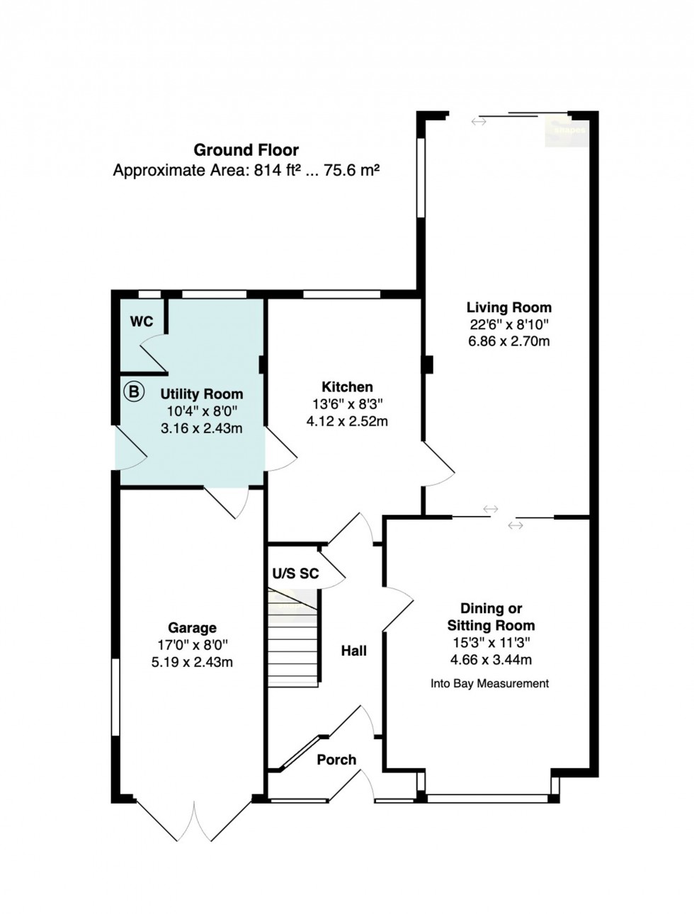 Floorplan for Adelaide Road, Bramhall, SK7