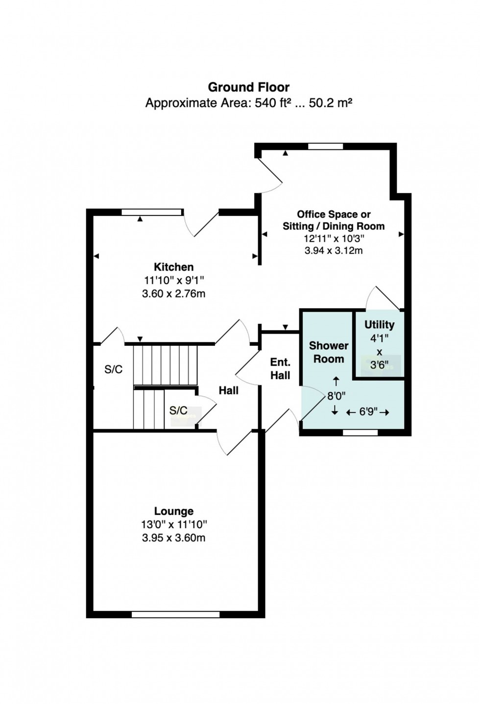 Floorplan for Lucerne Road, Bramhall, SK7