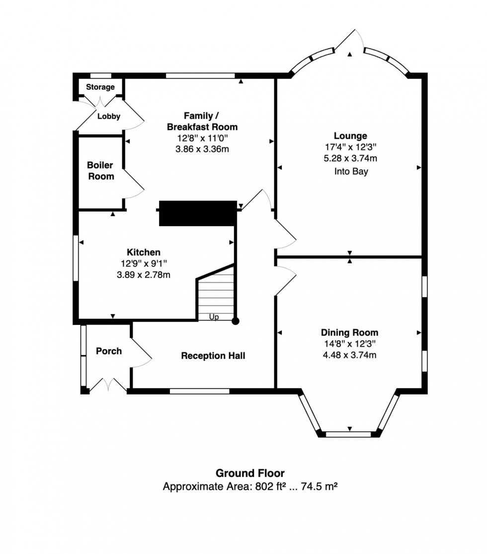 Floorplan for Broadoak Road, Bramhall, SK7