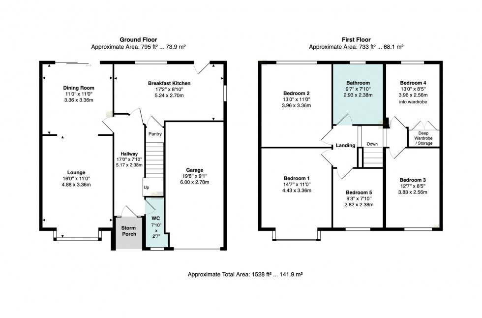 Floorplan for Belmont Road, Bramhall, SK7