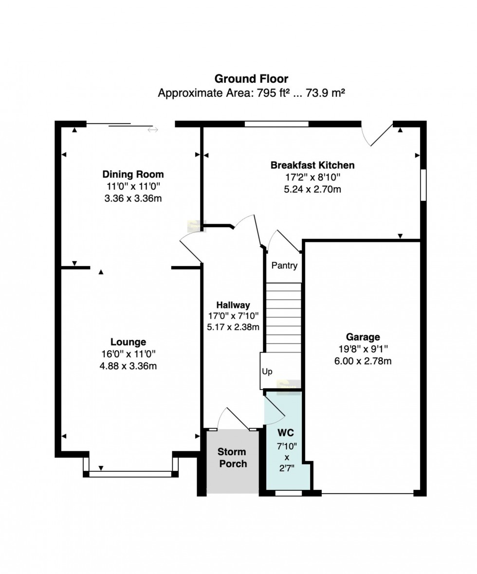 Floorplan for Belmont Road, Bramhall, SK7