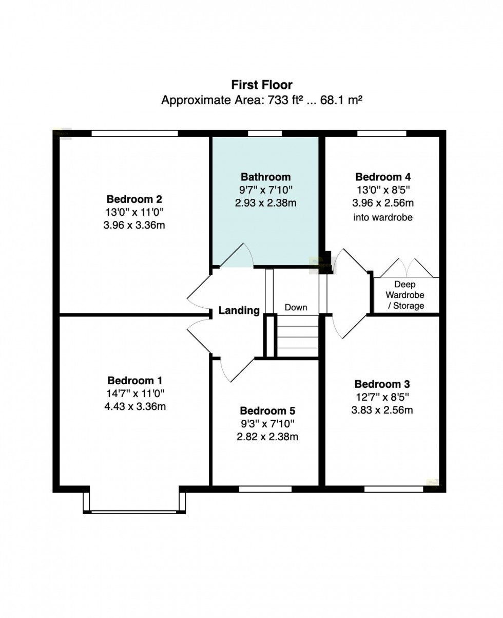 Floorplan for Belmont Road, Bramhall, SK7