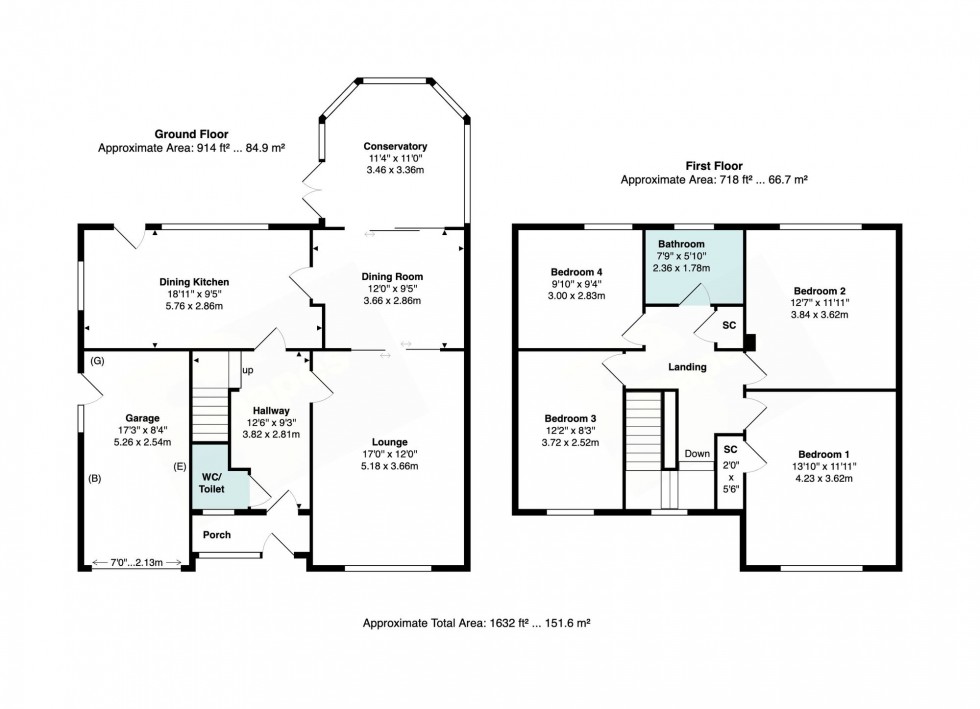 Floorplan for Acre Lane, Cheadle Hulme, SK8